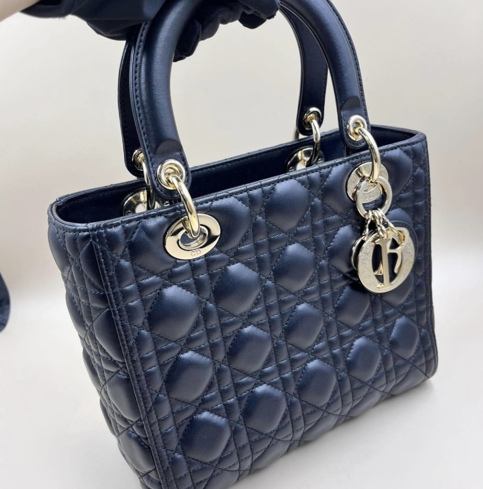 Dior Black Quilted Handbag
